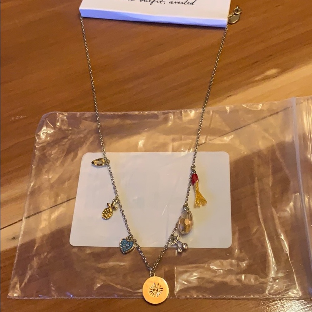 Loft good luck charm necklace